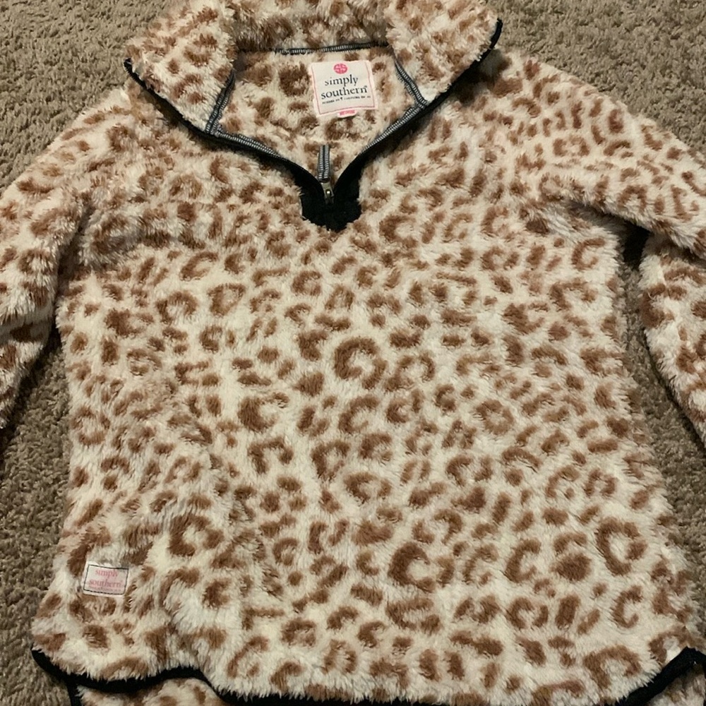 Simply southern cheetah print pullover